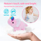 Ouozzz Elephant Stuffed Animal With 4 Baby Elephants - Interactive Plush Toy Set With Crinkly Ears, Rotating Trunk - Travel-Frie