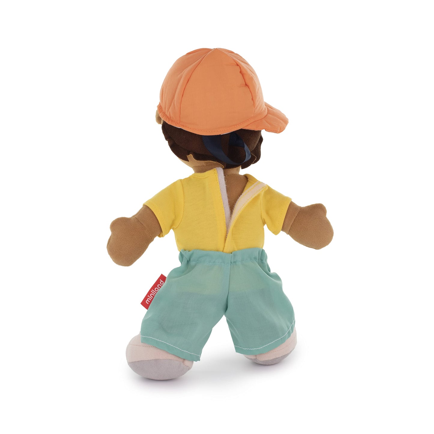 Fastening Dolls Hispanic Boy