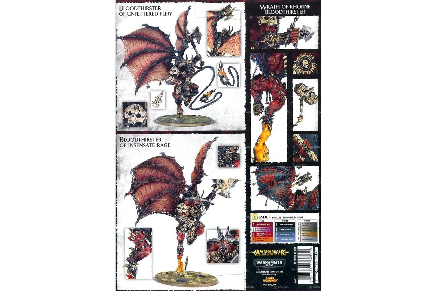 Games Workshop 99129915024 Daemons of Khorne Bloodthirster Tabletop and Miniature Gaming for 12 years to 99 years
