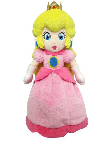 Little Buddy Super Mario All Star Collection 1418 Peach Stuffed Plush, 10'',Multicolor