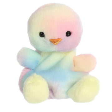 Aurora Adorable Palm Pals Aura Rainbow Chick Stuffed Animal - Pocket-Sized Play - Collectable Fun - 5 Inches
