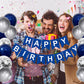 Birthday Decorations For Men, Blue Birthday Party Decorations For Him Her Men Women Boys Girls, Happy Birthday Balloons For Part