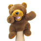 Okegztoa Hand Puppets Bear Puppet,10'' Animal Hand Puppets For Kids,Hand Puppets For Toddlers 1-3 And Kids With Movable Mouth,Sl
