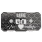 Life Counter Twin Digits Dragon Scale Pattern Designed 2 X 4 Cm (0.787 X 1.57 In) For Cedh Game And Other Mtg Dual Game Made Of