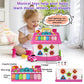 Okreview Toys For 1+ Year Old Girls - Montessori Musical Toys For Toddlers Age 1-2, 8-In-1 Multi-Functional House Toys With Sound, Lights, Music, Great Gifts For 1+ Year Old Girls Birthday Xmas