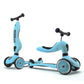 Scoot & Ride 2-in-1 Ride-On & Stand Kids Scooter, Ages 1 to 5, Highwaykick 1, Blueberry