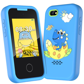 Kids Phone Toys For Boys, 3 4 5 6 7 8 Year Old Boys Girls Christmas Birthday Gifts For Kids, 2.8'' Touchscreen Smartphone Toddle