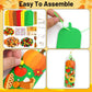 Fancy Land 36 Sets Fall Crafts for Kids Thanksgiving Foam DIY Bookmarks Ornaments Craft Kits Thanksgiving Classroom Activities F