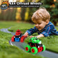 Awsogiff Dinosaur Toys For 3 4 5 Year Old Boys, 2 Pack Push & Pull Friction Powered Dinosaur Monster Truck, Dino Cars For Kids 3