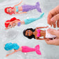 Liberty Imports Mermaid Bath Toys - Wind Up Floating Toys, 6 Pack, Multicolored, Small, Plastic for Toddlers & Kids