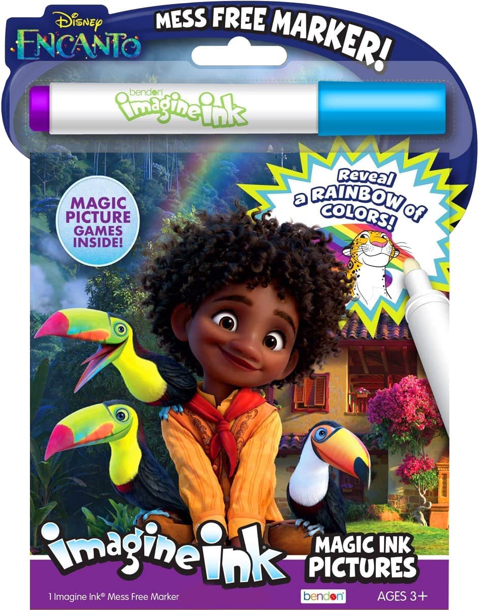 Disney Encanto Coloring Book Activity Set for Kids - Bundle Includes Coloring Books, Play Pack, Stickers