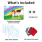 Yazhiji Foil Art Craft Kits For Kids Unicorns Princess Mess -Free Fun Activity Set For Child,Diy Printing Craft Kits, Gifts For
