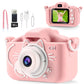 Kids Camera, 2 Lens Selfie Camera For Kids, Hd Video Kids Digital Camera For Girls, 3 4 5 6 7 8 9 Year Old Girl Christmas Birthd