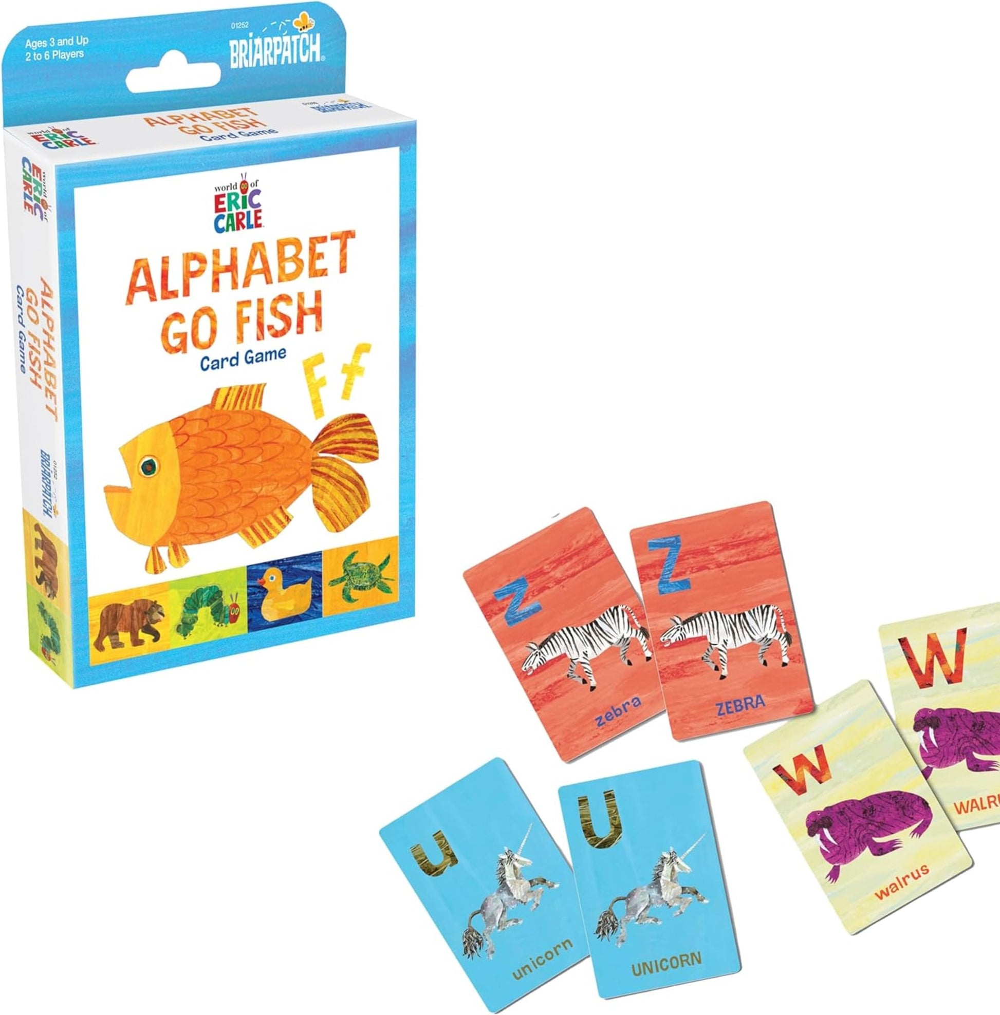 Briarpatch | The Very Hungry Caterpillar Go Fish Card Game, Ages 3+