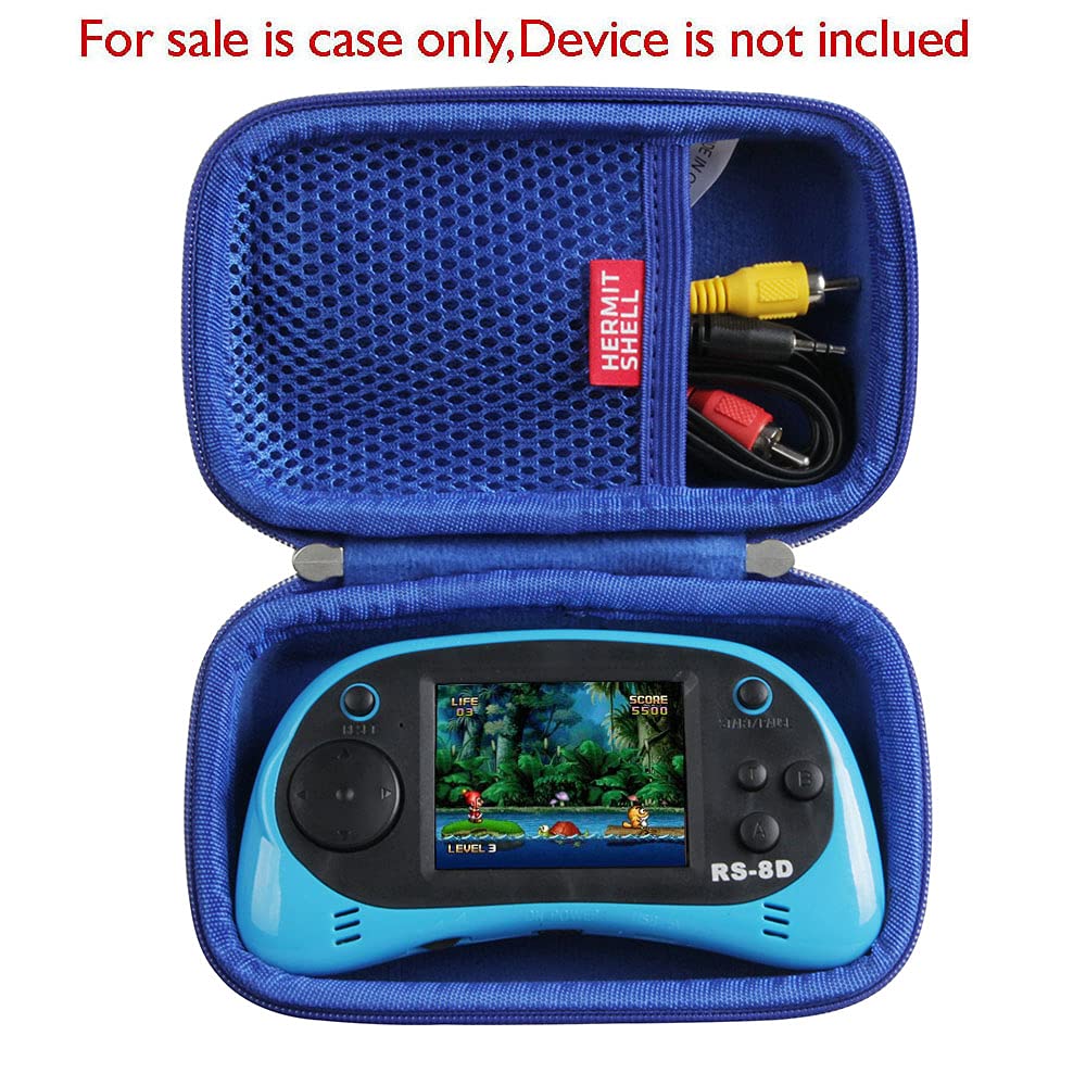 Hermitshell Travel Case For Easegmer Kids Handheld Game Portable Video Game Player (Blue)