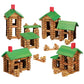 Maxim Enterprise Tumble Tree Timbers Wood Building Set - 450 Pieces, Educational STEM Toy, Brown, Model 53036
