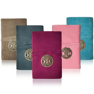 Knana 5Pcs Tarot Card Holder - Velvet Tarot Card Storage Bag, Tarot Bags And Pouches, Tarot Accessories - Moon