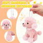 Hapgfs 12 Pcs Mini Plush Puppy Set, Dog Party Favors With Keychain Gift Toys With Carton Dog House, Kids Baby Show Birthday Chri