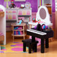 20 Pieces Dollhouse Accessories Doll Travel Accessories Mini Laptop Computer Phone Toy Miniature Glasses Headset Drink Toys Plas