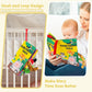 Beiens Baby Books Toys, Touch And Feel Crinkle Cloth Books For Babies, Infants & Toddler, Early Development Interactive Car & Stroller Soft Toys For Boys & Girls (Rainforest Tails-1 Book)