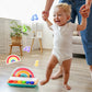 Play Baby Musical Toys - Rainbow Baby Piano Toy Music & Sound Light Up Musical Toys For Toddlers 1-3, Multifunctional Baby Pop Up Toy Cause And Effect Toys For Toddlers Age 1+ And Up Girls