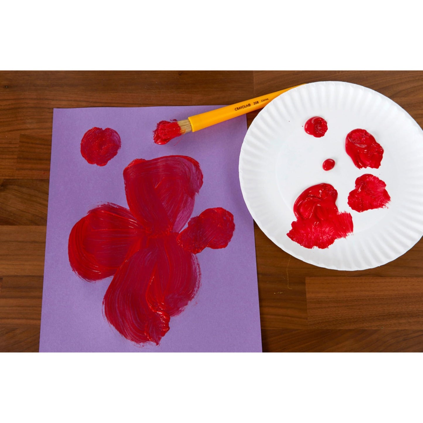 Crayola Premier Tempera Paint For Kids - Red (16oz), Kids Classroom Supplies, Great For Arts & Crafts, Non Toxic, Easy Squeeze B