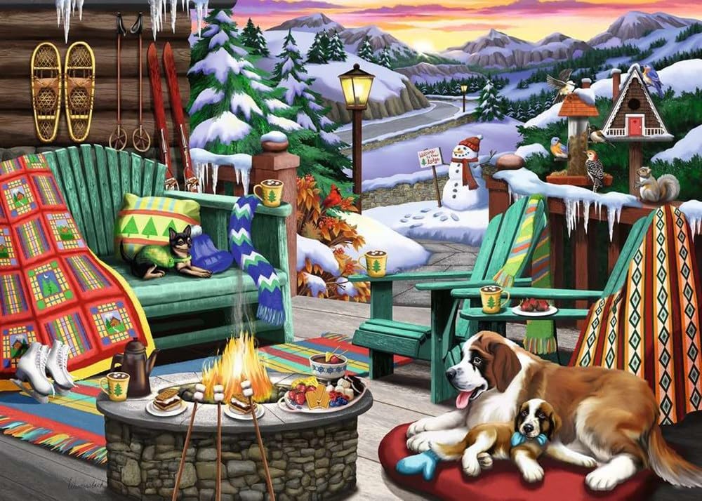 Ravensburger Après All Day Jigsaw Puzzle - 500 Pieces, Large Format, Cardboard, Model 16442, FSC Certified