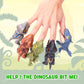 Ledorr 6Pcs Dinosaur Action Figures With Movable Mouths, Dino Figure Chomp Toy Gifts 3 4 5 6 7 8 Year Old Boys And Girls. Dinosa