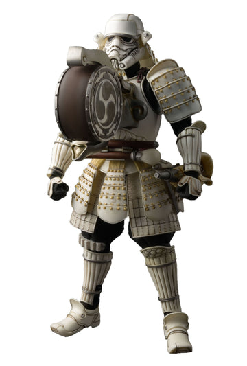 Bandai Tamashii Nations 'Star Wars' Meisho Movie Realization Taikoyaku Stormtrooper Action Figure, Multicolor