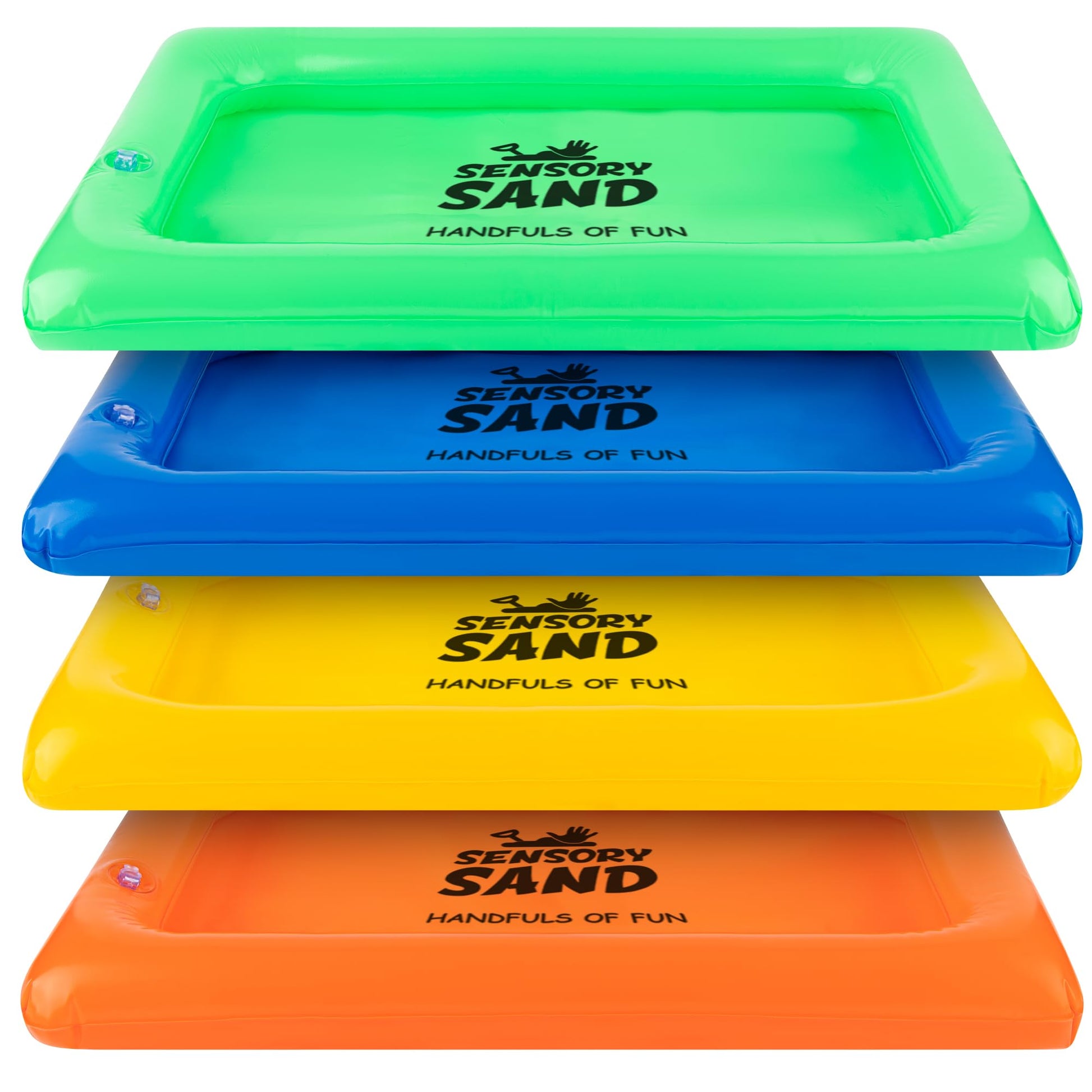 Sensory Sand Inflatable Sand Trays Small Size Holds 2 Pounds of Play Sand