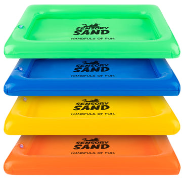Sensory Sand Inflatable Sand Trays Small Size Holds 2 Pounds of Play Sand
