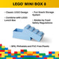 Lego Mini Box 8 Light Royal Blue