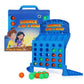 Point Games Bounce 4 In A Row - Travel Friendly Storage Case- Classic Board Games W Twist - Line Up 4 Classic Game - Strategical Thinking And Aim Practice - Portable Toys For Boys And Girls Ages 6+