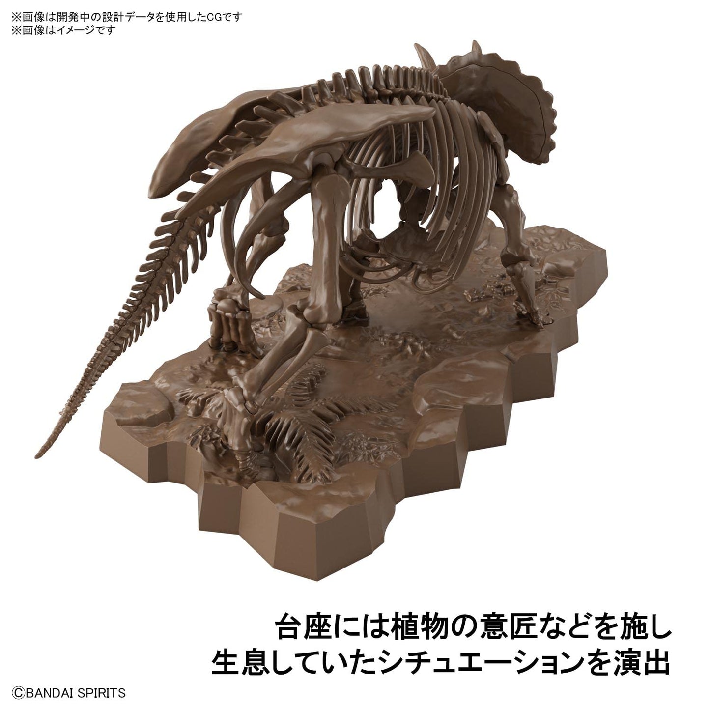 Bandai Hobby - Dinosaur - Triceratops, Bandai Spirits Imaginary Skeleton 1/32 Model Kit