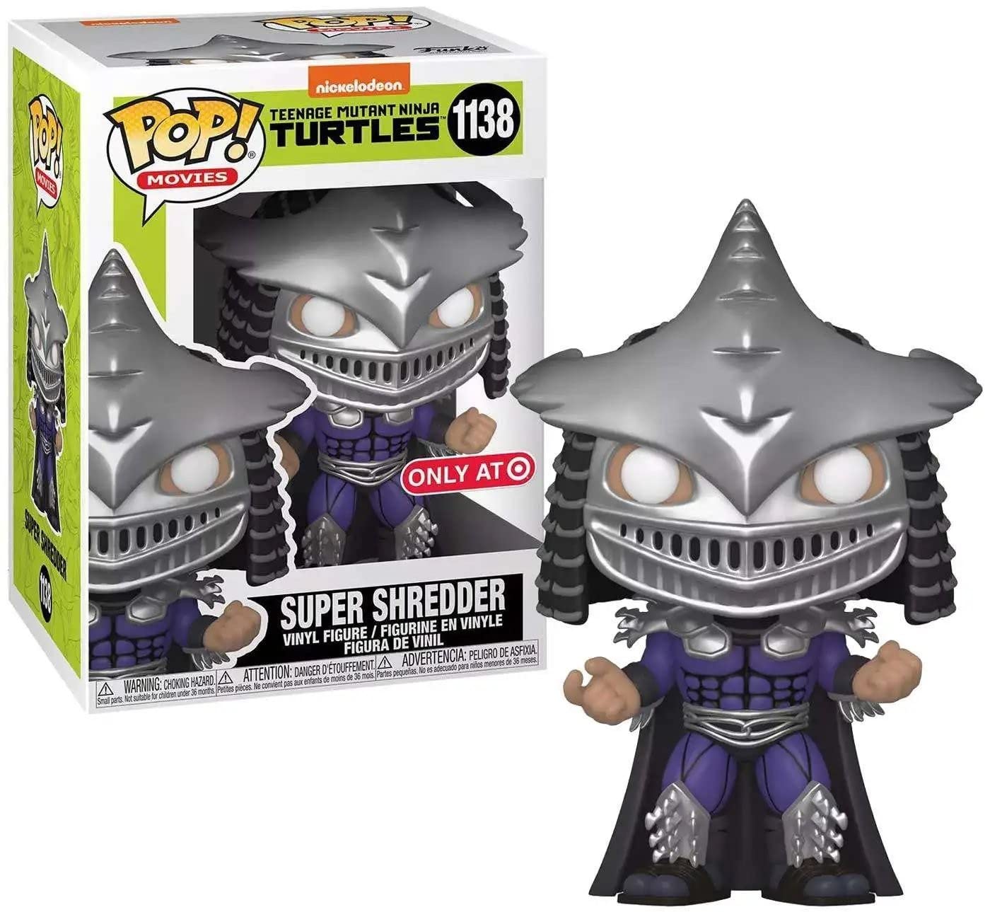 Funko POP! Teenage Mutant Ninja Turtles Super Shredder #1138 Vinyl Figure - 3.75 inches, Multicolor, Exclusive Collectible
