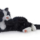 JOY FOR ALL - Black & White Tuxedo Cat - Interactive Companion Pets - Realistic & Lifelike