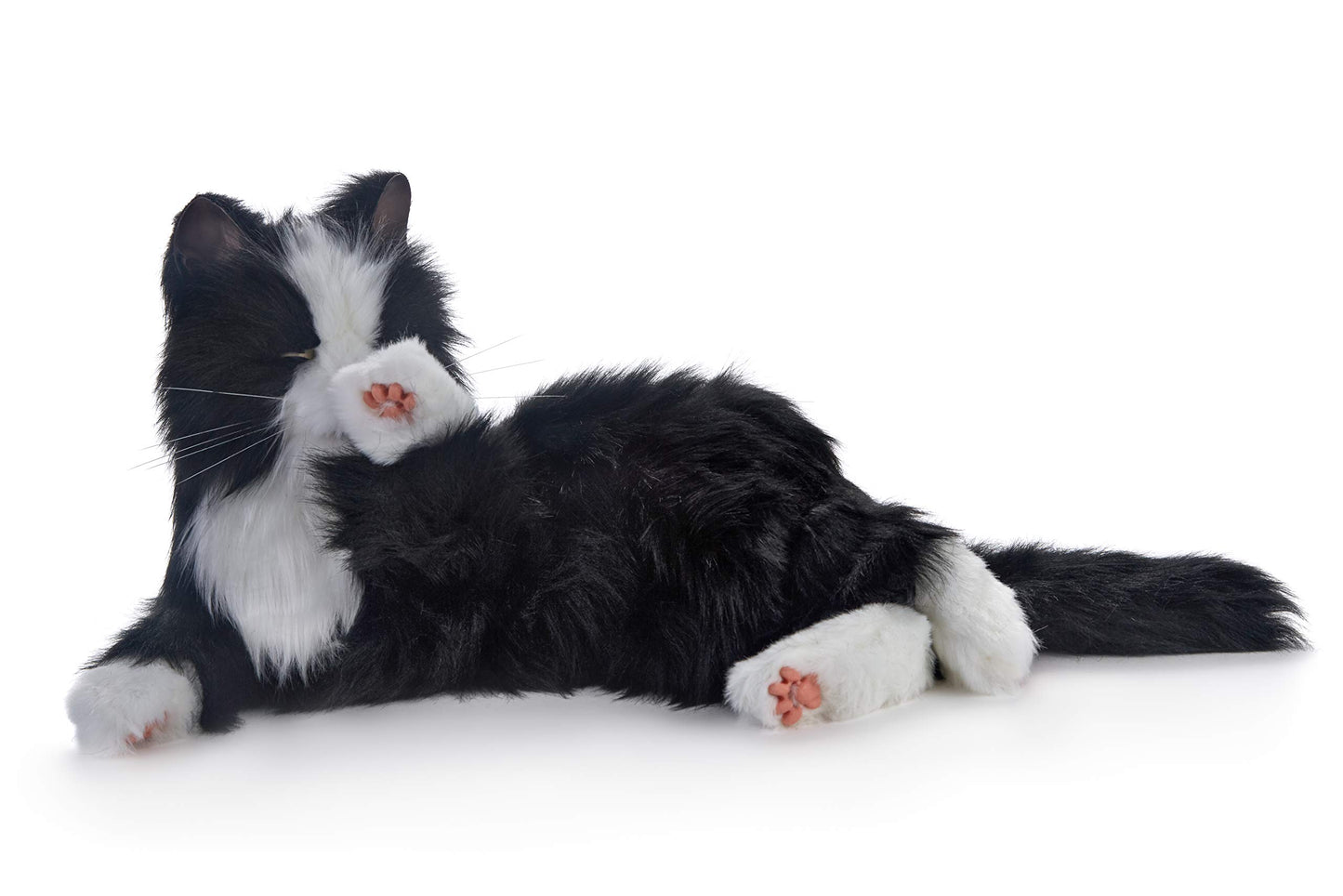 JOY FOR ALL - Black & White Tuxedo Cat - Interactive Companion Pets - Realistic & Lifelike