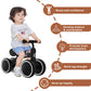 Baby Balance Bike Toys For 12-36 Months Boys Grils Baby Bike Kids Toy Toddler Bike No Pedal Best First Birthday Gifts Children Walker Infant 4 Wheels Bicycle Tarining Bike (Black)