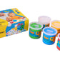 Jovi Finger Paint for Children Aged 2 Years and up, Good Coverage, Creamy Consistency, Harmless Ingredients, 6 Colours 125 ml Ea