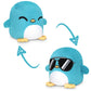 Teeturtle - Plushmates - Father'S Day - Cool Sunglasses Penguin - Huggable And Soft Sensory Fidget Toy Stuffed Animals That Show