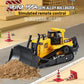 Aoft Technology Remote Control Excavator, Huina 1554, 1/16 Full 11Ch Rc Construction Vehicles, 2.4Ghz Bulldozer Toys, With Light