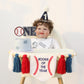 HODIHIWI Baseball Baby Boy First Rookie Of The Year High Chair Banner 1st Cake Topper Birthday Party Decorations