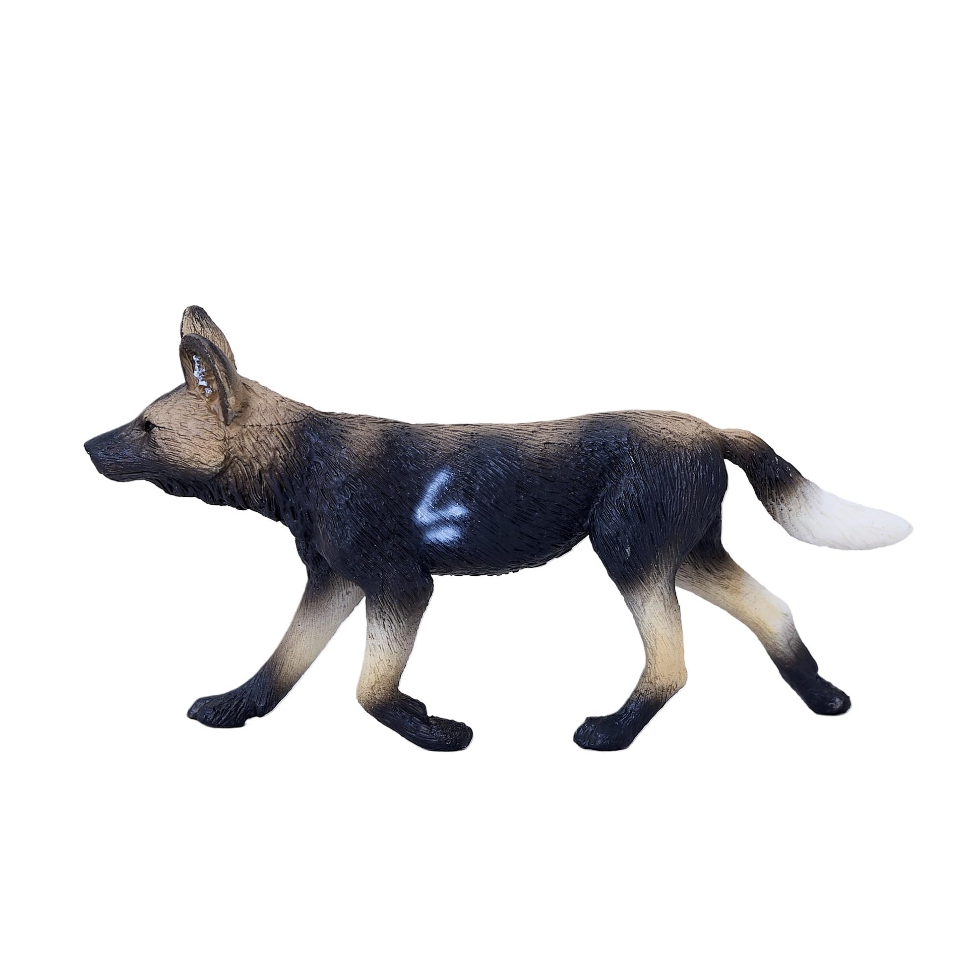 Mojo African Painted Dog Realistic International Wildlife Hand Painted Toy Figurine