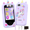 Kids Phone Toy Gift for Girls 3 4 5 6 7 8 Years Old, Toddler Smart Phone Dinosaur Learning Toys - Pretend Play Phones with Educa