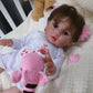 Charex Lifelike Reborn Baby Dolls, 18-Inch Silicone Baby Girl, Adorable Realistic Newborn Weighted Real Life Full Body Vinyl Doll Gift Set For Kids Age 3+