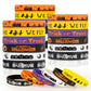 30-Pack Halloween Rubber Bracelets Bulk - Halloween Party Favors Silicone Wristbands Bracelet for Party Gifts,Trick or Treat Goo
