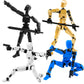 4Pack Assembled Titan T13 Action Figures Set - Lucky Dummy Nova 13 Action Figure Robot Anime Stick Figures Fidget Toys For Boys