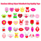 24 Pack Valentines Day Gifts Card With Mochi Squishy Toys Mini Cute Squeeze Toy Stress Reliever Anxiety Packs For Kids Girls Boys Valentine'S Party Favor Valentines Day Cards Gift(Valentine'S Day)