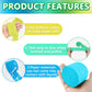 Oun Nana Blue and Green Crepe Paper Streamers, 2.2 x 123 Ft Per Roll, 6 Rolls Birthday Party Streamers for Forest Ocean Theme On