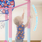 Bluerise 55In Toddler Trampoline For Kids Indoor Play For Kids Basketball Hoop Attachment With Enclosure Net Easy To Assemble Re
